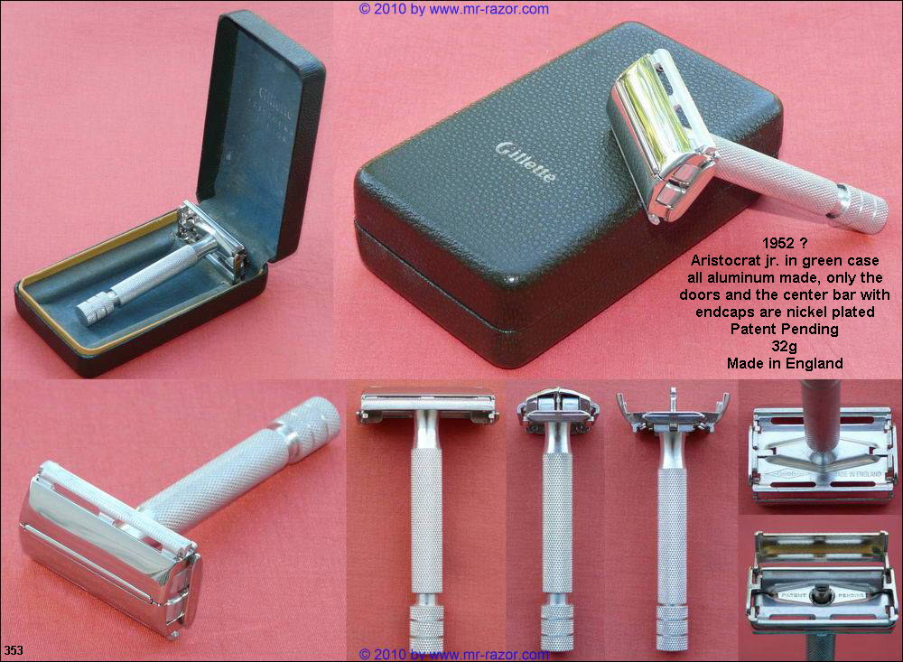 Comprehensive guide to the Gillette Aristocrat Junior razors | The